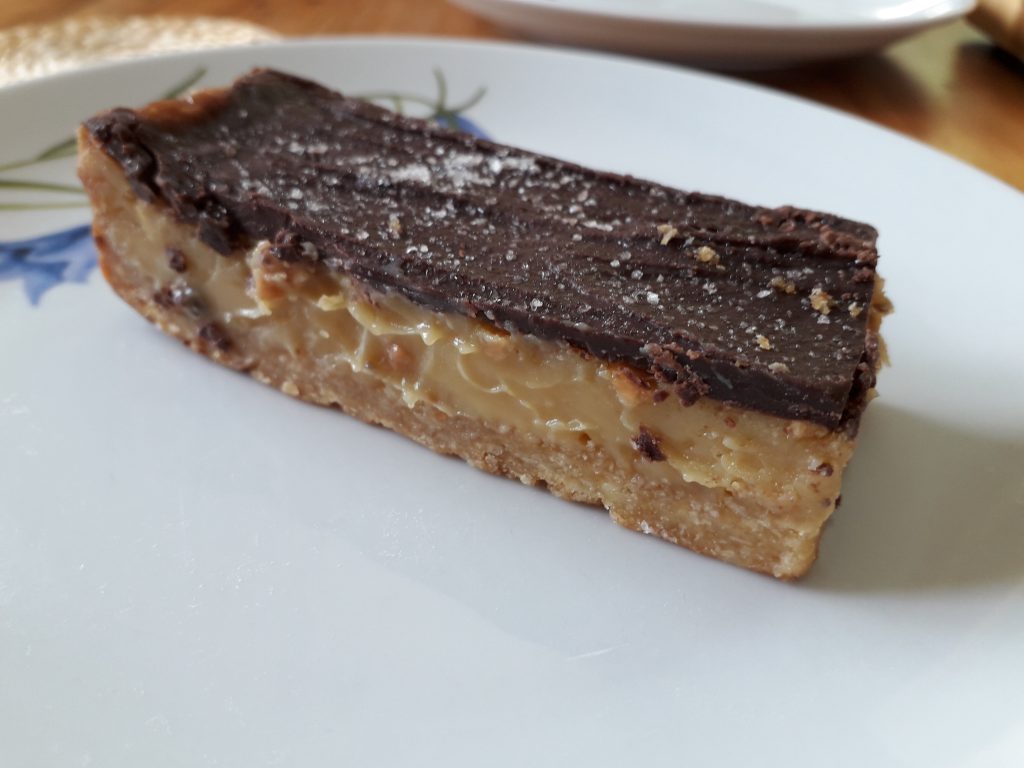 Salted Caramel Slice Catching Pen Cafe, Dannevirke Death By A